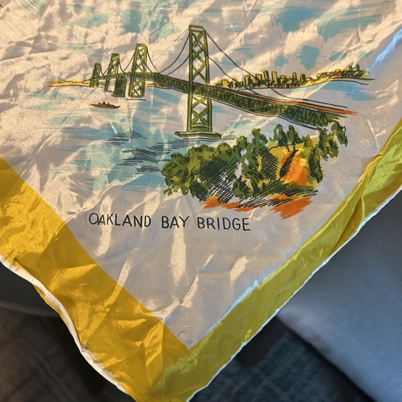 Vintage SAN FRANCISCO Souvenir Scarf - Picture 6 of 14